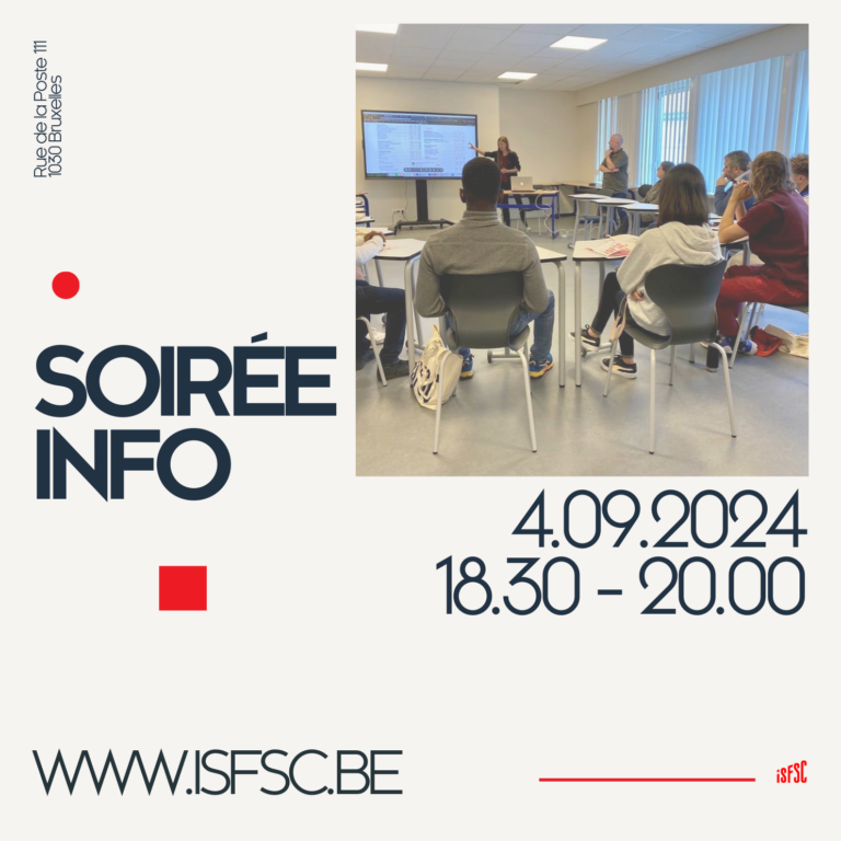 Soirée info ISFSC // 4 septembre 2024