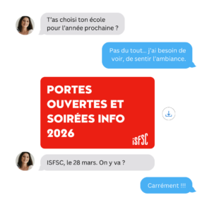 Découvrez l’ISFSC : Portes ouvertes et soirées info 2026